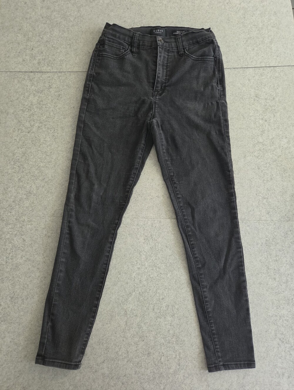 Skinny High Rise Black Women's Jeans